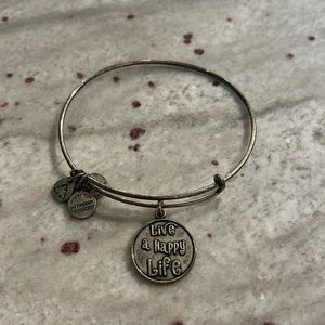 Alex and ani live a happy life bracelet